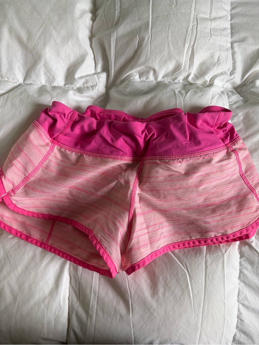 DISCONTINUED RARE Lululemon Two-Tone Pink Athletic Shorts